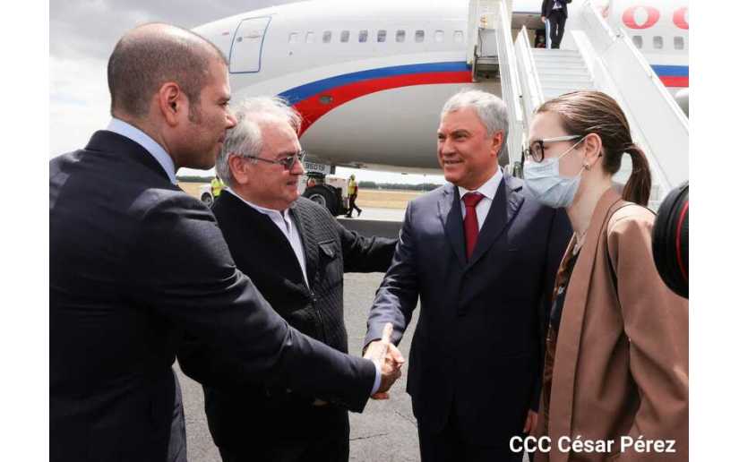 Delegación de alto nivel de Rusia llega a Nicaragua