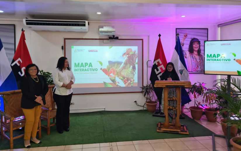 Presentan Mapa Interactivo de la Agricultura Familiar en Nicaragua