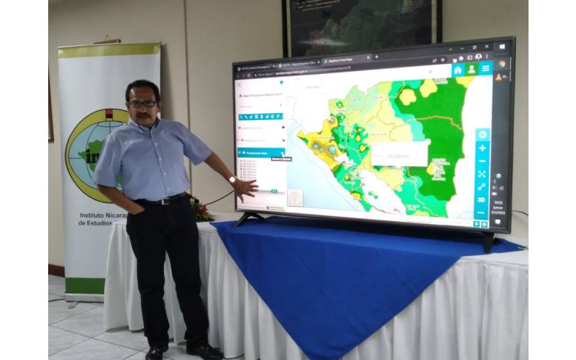 Ineter presenta mapas interactivos sobre variabilidad climática y uso de suelos