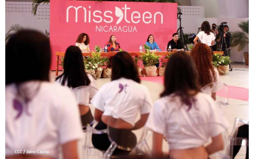 Miss Teen Nicaragua avanza en el proceso de selección de sus candidatas
