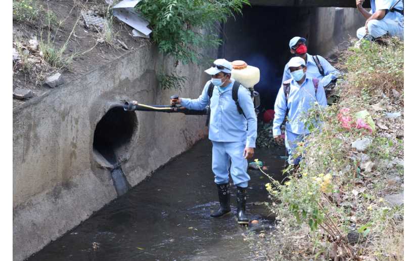 Minsa realiza jornada para la eliminación del Culex en cauces de Managua