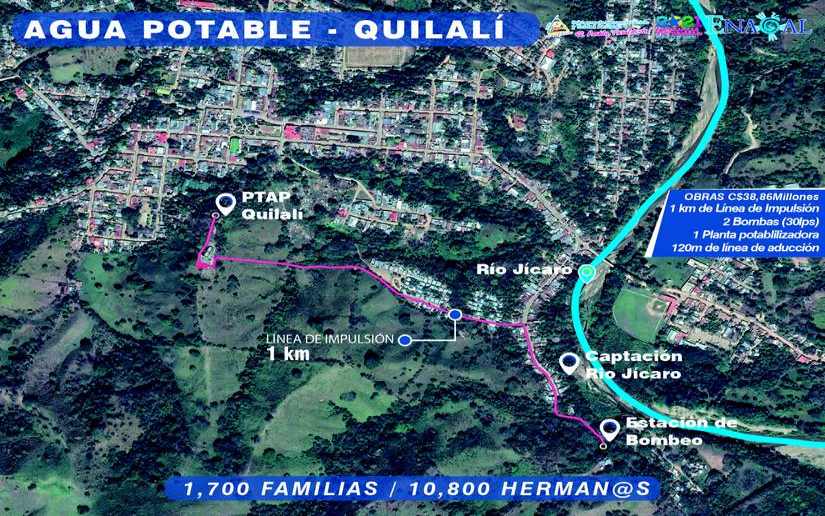 Enacal ampliará y mejorará el sistema de agua potable en Quilalí