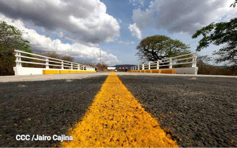 MTI inaugura Puente El Cedral en Comalapa, Chontales