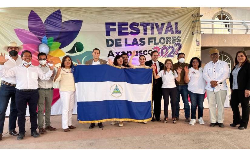 Nicaragua participa en Festival de las Flores en Axapusco, México