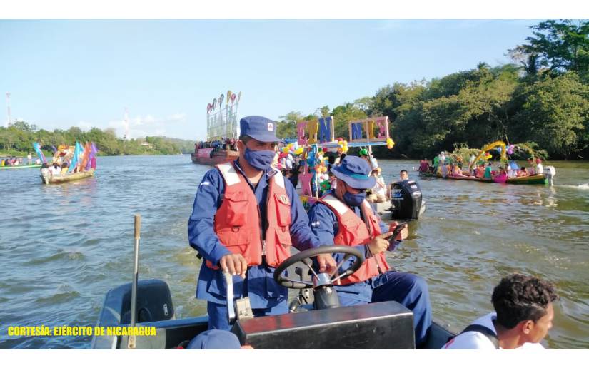 Fuerza Naval brindó protección y seguridad a Carnaval Acuático