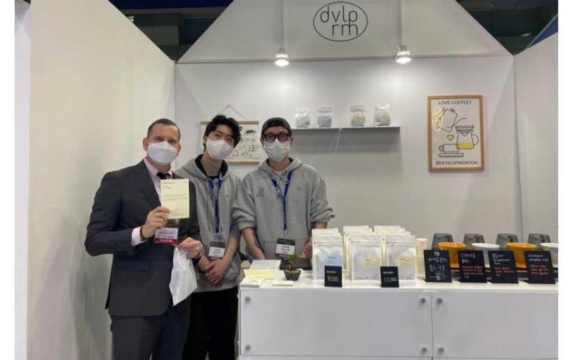 Promoción del café nicaragüense en Feria del Café en Seúl, Corea