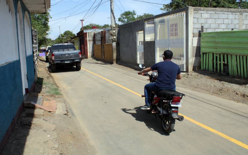 Avanza programa de Calles para el Pueblo en el Distrito VII de Managua