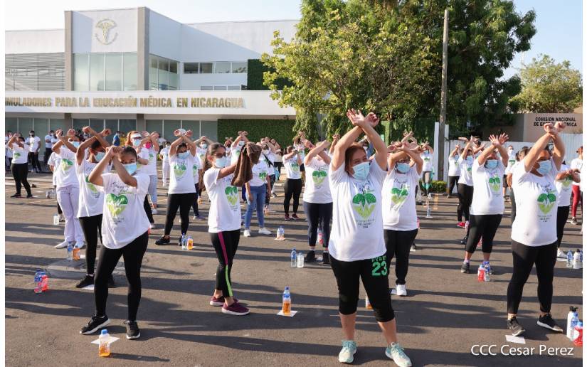 Hospital Militar promueve campaña: Movimiento es salud, por una vida saludable