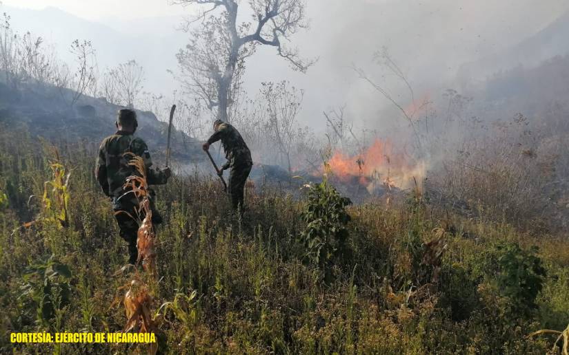 Sofocan incendios forestales y agropecuarios en Jinotega