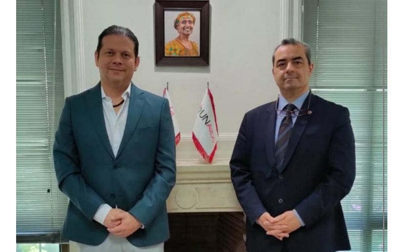 Embajador de Nicaragua visita al director de ONUSIDA en Irán