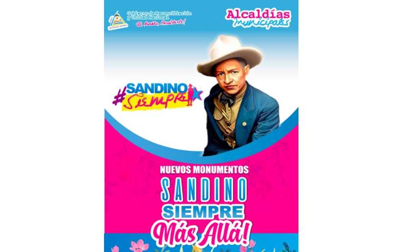 Conozca los nuevos monumentos dedicados al General Sandino en Nicaragua