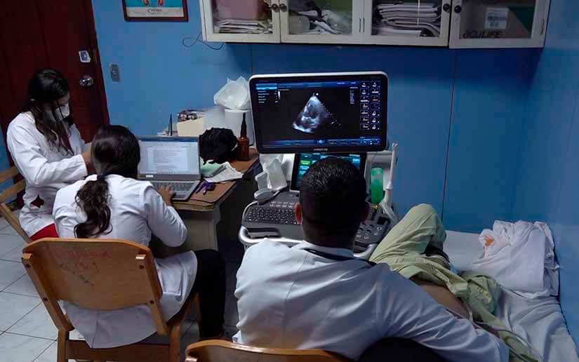 Médicos del Hospital Lenín Fonseca realizan jornada de eco-cardiografía