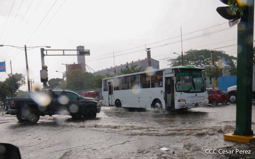 INETER: Más lluvias en las próximas horas por sistema de baja presión