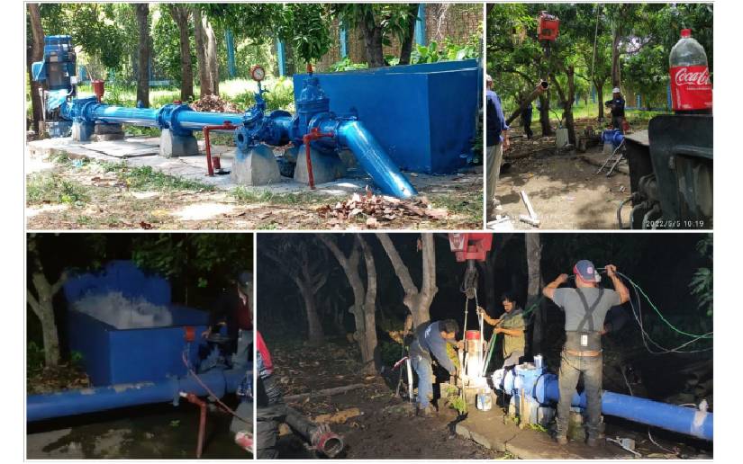Enacal mejora equipamiento de bombeo de pozo en Estelí