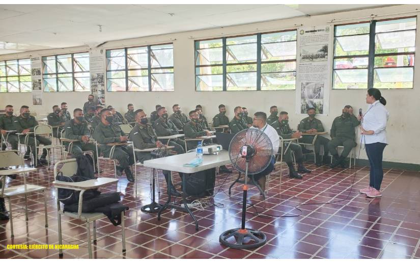 Ejército de Nicaragua participa en capacitación sobre la conservación ambiental