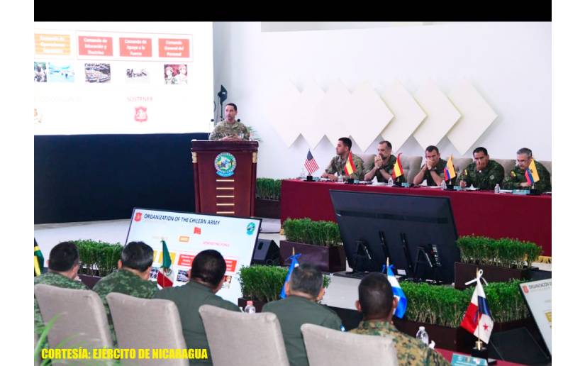 Ejército de Nicaragua en Conferencia de Ejércitos Americanos