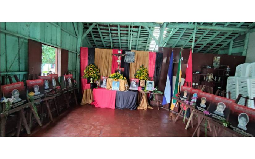 Altares Revolucionarios en honor a Héroes y Mártires de Chinandega