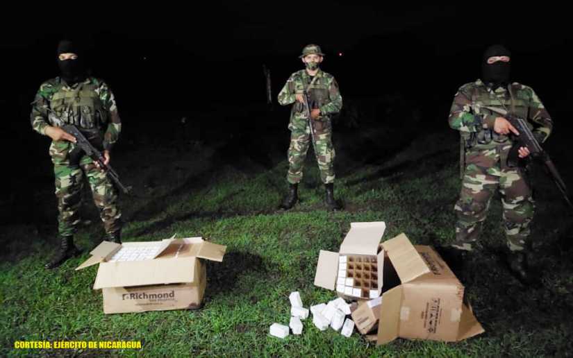 Ejército de Nicaragua en servicios operativos en el departamento de Rivas