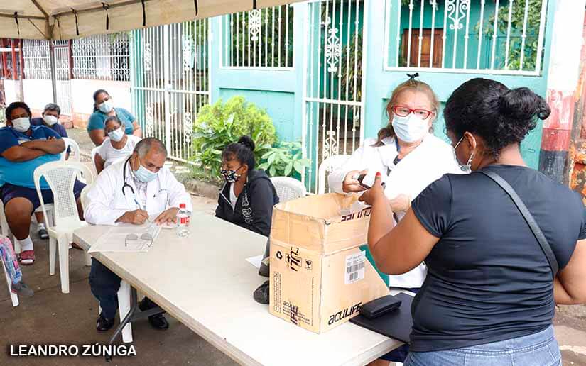 La atención en salud continúa llegado a los barrios de Managua