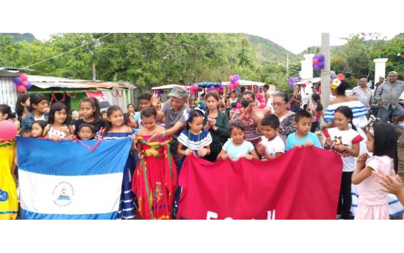 Inauguran calles adoquinadas en Matagalpa