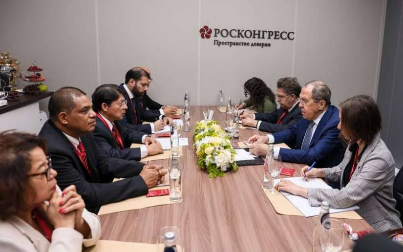 Encuentro de Delegación de Nicaragua con el Canciller de la Federación de Rusia