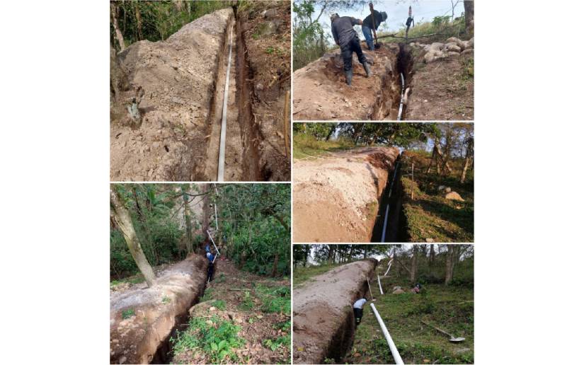 Enacal avanza sistema de agua potable en la ciudad de Las Sabanas, Madriz