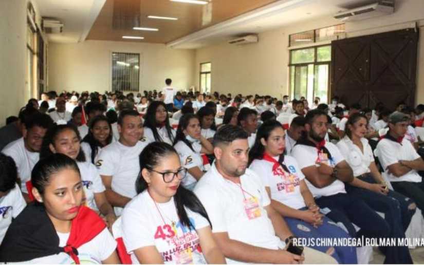 Congreso departamental Juventud Sandinista 19 de Julio en Chinandega