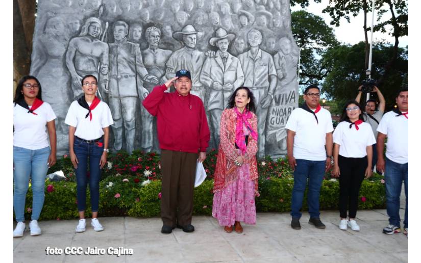 Acto en conmemoración del 86 aniversario del natalicio del Comandante Carlos Fonseca
