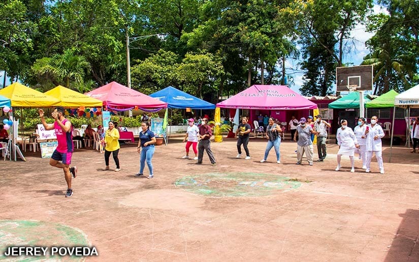 Celebran Mega Feria de Salud en el Centro de Diabetología en Managua