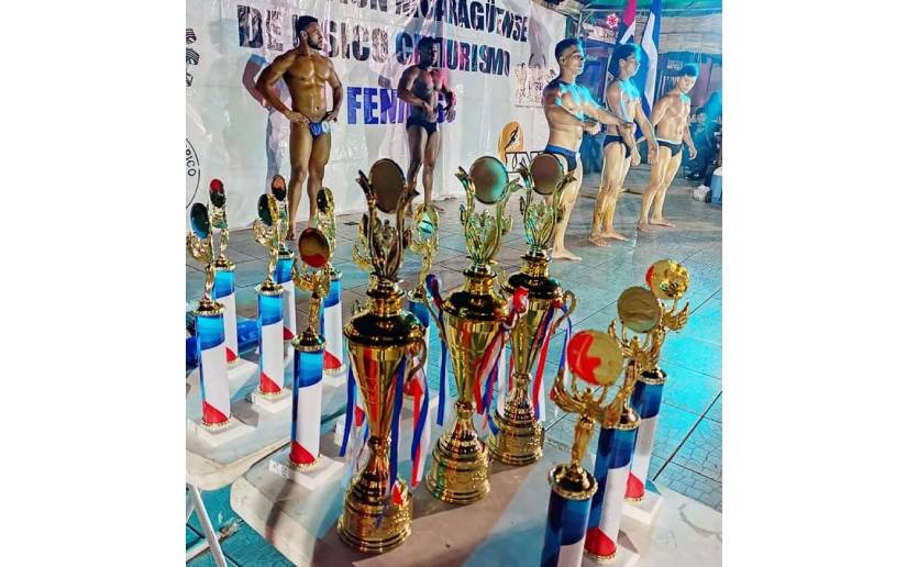 Realizan campeonato departamental de físico culturismo