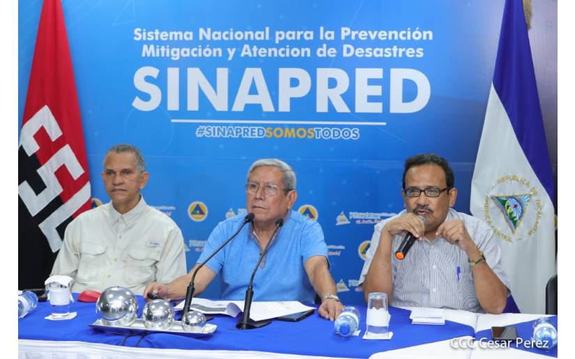 Nicaragua se prepara para proteger a las familias ante amenaza de disturbio tropical