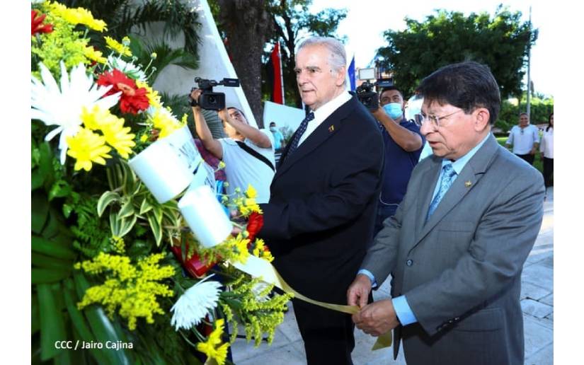 Nicaragua rinde homenaje a la batalla de Carabobo