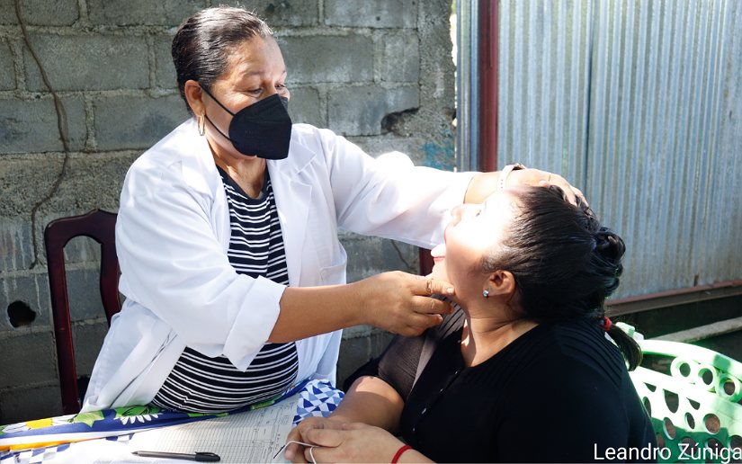 Restituyen derecho a la salud a familias del barrio David Tejada de Managua