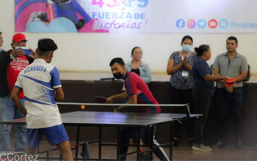 Realizan torneo departamental de tenis de mesa en instituto Elvis Díaz Romero
