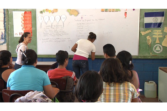 Continúan programas de educación secundaria y técnica en el campo nicaragüense