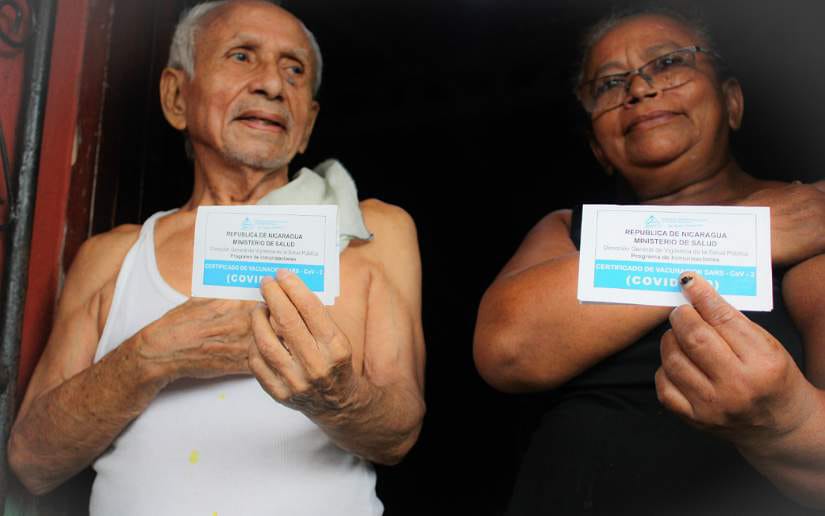 Vacunación contra la Covid 19 continúa en Managua
