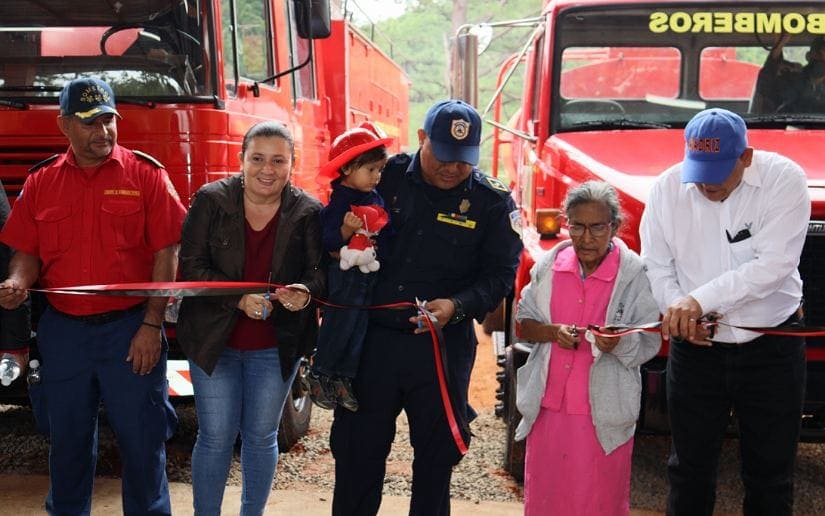 San José de Cusmapa celebra inauguración de estación de bomberos