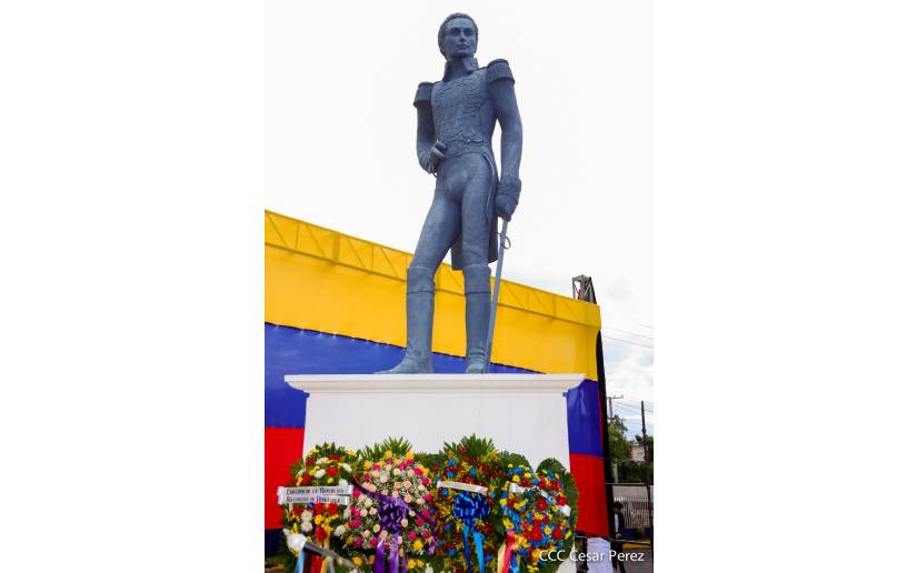 Conmemoran en Nicaragua 211 aniversario de la Independencia de Venezuela