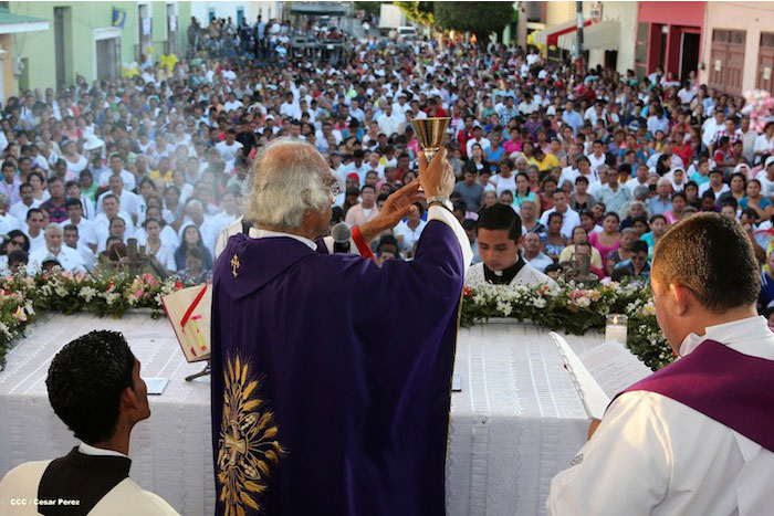 Masaya se desbordó en recibimiento al Cardenal Leopoldo Brenes