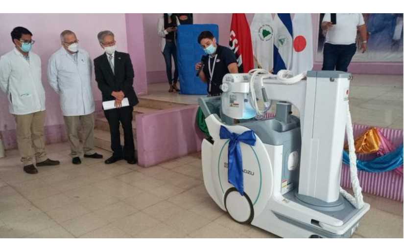 Embajada de Japón entrega equipos de Rayos X a hospital de Jinotepe