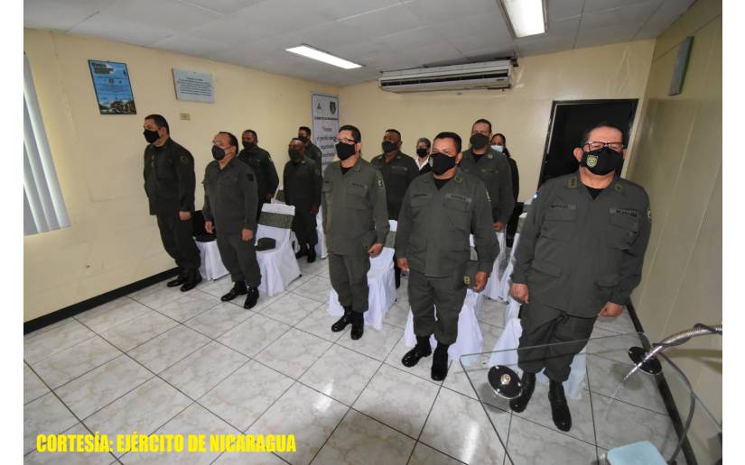 Ejército de Nicaragua realiza traspaso de mando de la Dirección de Asuntos Civiles