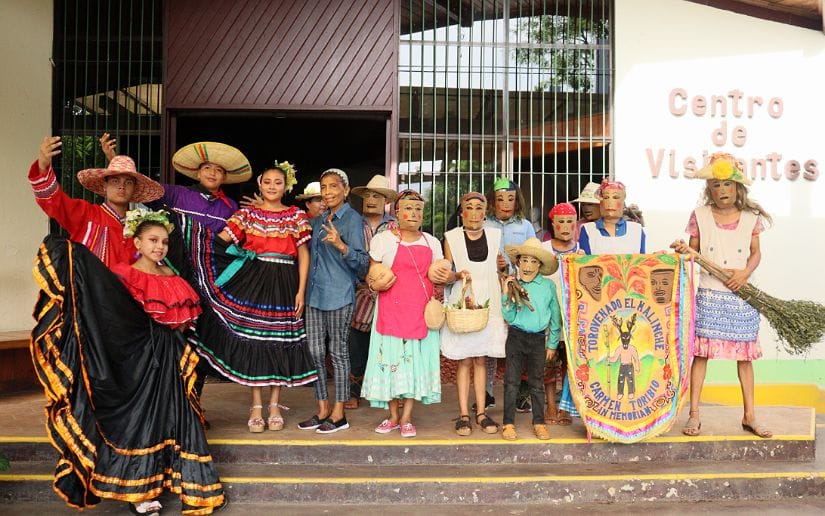 Realizan festival de bailes y música en el Parque Nacional Volcán Masaya