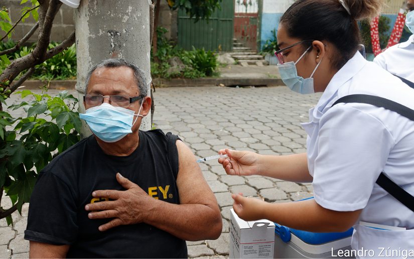Continúa jornada de inmunización casa a casa contra el Covid-19 en Nicaragua