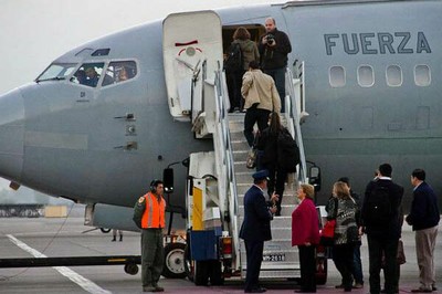 Presidenta Bachelet viaja a zona del terremoto