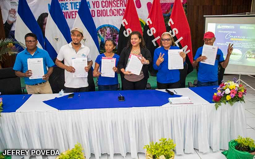 Marena y autoridades de Ometepe preservan los recursos naturales