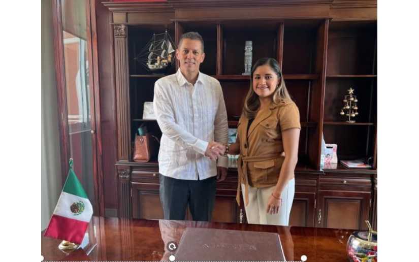 Con alcaldesa de Isidro Fabela Estado de México