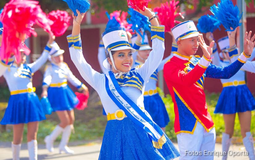 Este sábado inician los desfiles patrios en Nicaragua