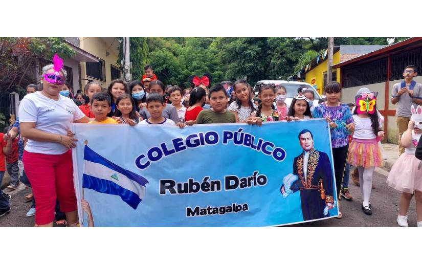 Colegio Público Rubén Darío de Matagalpa celebra su 42 aniversario