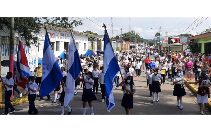 Inician Desfiles Patrios en municipios de Carazo