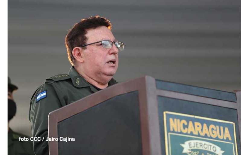 General Julio César Avilés destaca compromiso del Ejército con el pueblo de Nicaragua